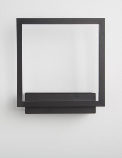 Nova Luce CORNICE LED Wandleuchte Schwarz 18W Warmweiss 21x6x25cm 9421751