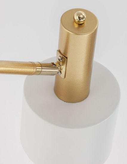 Nova Luce PAZ Stehlampe E27 Gold 165x12,5cm 9426653