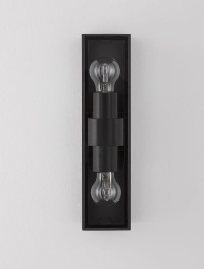 Nova Luce REGINA Wandleuchte E27 Anthrazit 2X12W IP65 8,6x9x34,8cm dimmbar 9492442