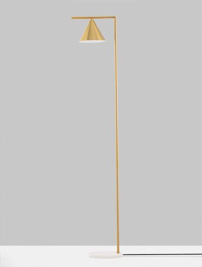Nova Luce SWAY Stehlampe E27 Gold 25x35x175cm 9501236