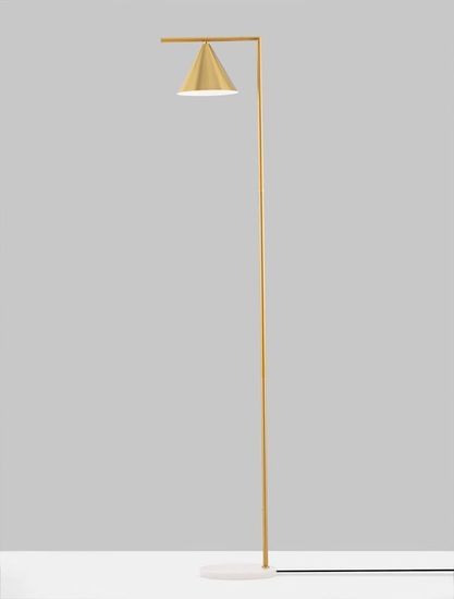 Nova Luce SWAY Stehlampe E27 Gold 25x35x175cm 9501236