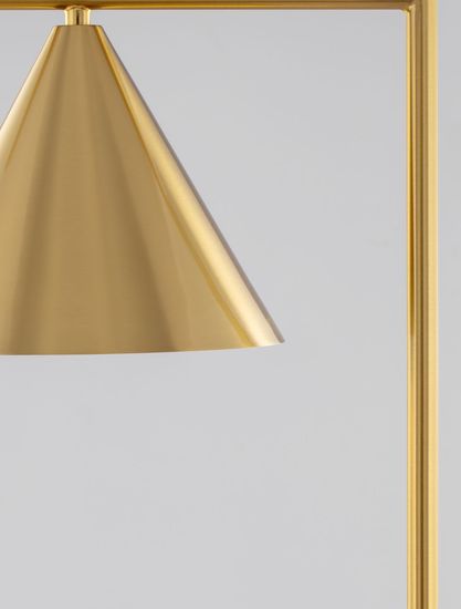 Nova Luce SWAY Stehlampe E27 Gold 25x35x175cm 9501236