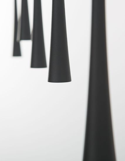 Nova Luce GOCCIO LED Pendelleuchte Gold 38W Warmweiss 110x4,5x160cm 9504001