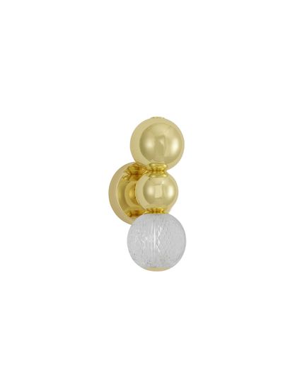 Nova Luce BRILLE LED Wandleuchte Gold 4W Neutralweiss 14x11x28cm 9522040