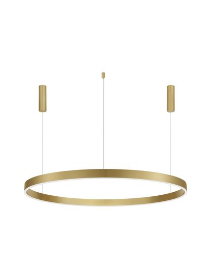 Nova Luce MOTIF LED Pendelleuchte Messing 72W Warmweiss 250x120cm dimmbar 9530202