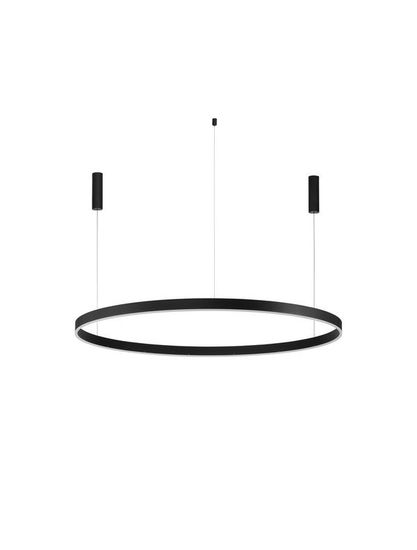 Nova Luce MOTIF LED Pendelleuchte Schwarz 80W Steuerbare Lichtfarbe 250x150cm dimmbar 9530222