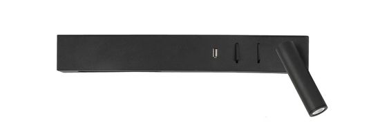 Nova Luce VIDA LED Wandleuchte Schwarz 8W Warmweiss 35x10x8cm 9533521