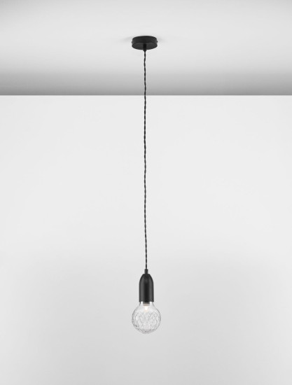 Nova Luce VEDA Pendelleuchte G9 Schwarz 120x9,5cm dimmbar 9536417