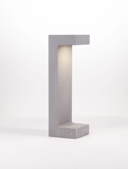 Nova Luce ARAN LED Wegeleuchte Grau 8W IP65 Warmweiss 16x15x50cm 9540213