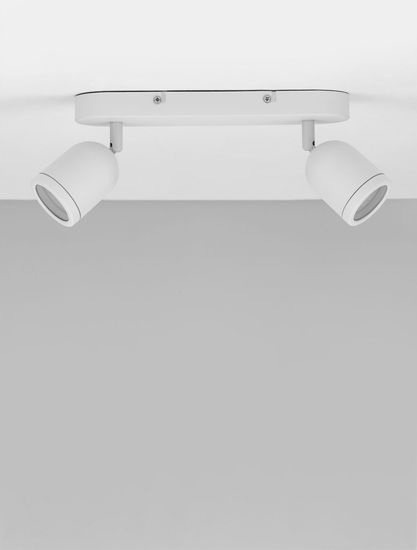 Nova Luce ORSON Deckenleuchte GU10 2-fach Weiß 28x8x9,7cm dimmbar 9555816
