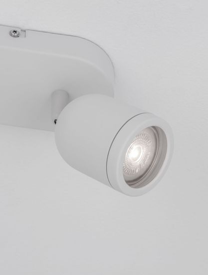 Nova Luce ORSON Deckenleuchte GU10 2-fach Weiß 28x8x9,7cm dimmbar 9555816