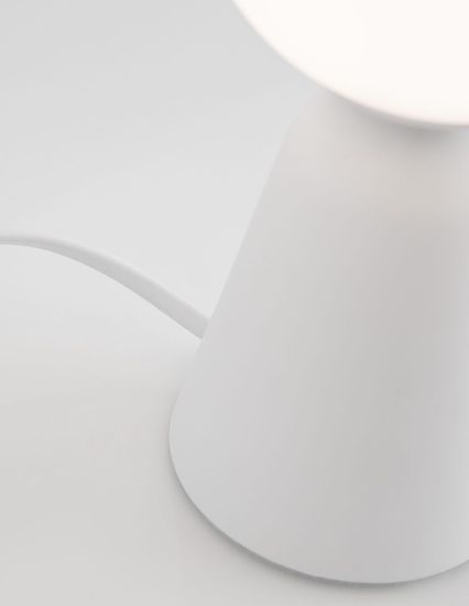 Nova Luce ZERO Tischleuchte G9 Weiß 20x10cm 9577011