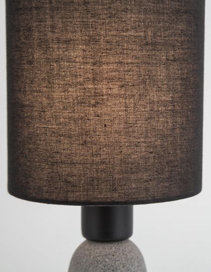 Nova Luce ZERO Tischleuchte E14 Grau 22,5x12cm 9577161