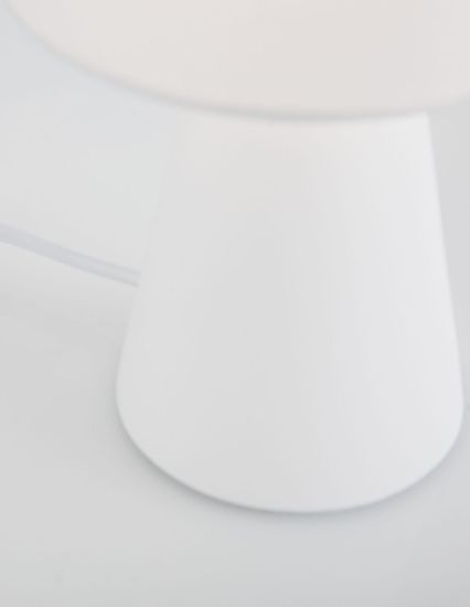 Nova Luce ZERO Tischleuchte E14 Weiß 22,5x12cm 9577162