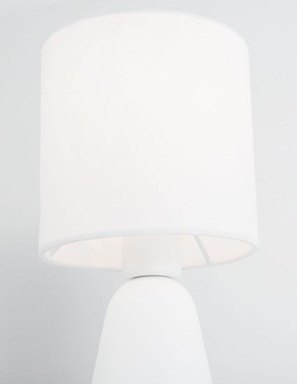 Nova Luce ZERO Tischleuchte E14 Weiß 22,5x12cm 9577162