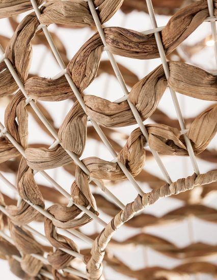 Nova Luce GRIFFIN Pendelleuchte E27 Braun 250x50,5cm dimmbar 9587122