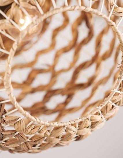 Nova Luce GRIFFIN Pendelleuchte E27 Braun 250x50,5cm dimmbar 9587122