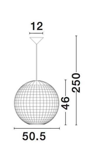 Nova Luce GRIFFIN Pendelleuchte E27 Braun 250x50,5cm dimmbar 9587122