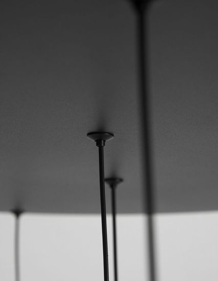 Nova Luce GIONO LED Pendelleuchte Schwarz 29W Warmweiss 230x50cm 9601012