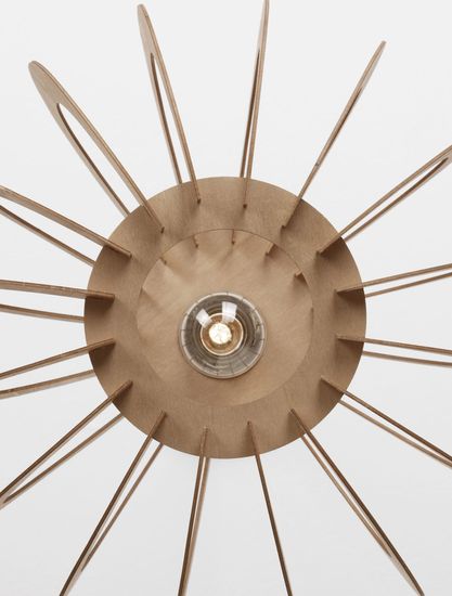 Nova Luce OTTOLINE Pendelleuchte E27 Braun 126x40cm dimmbar 9620124