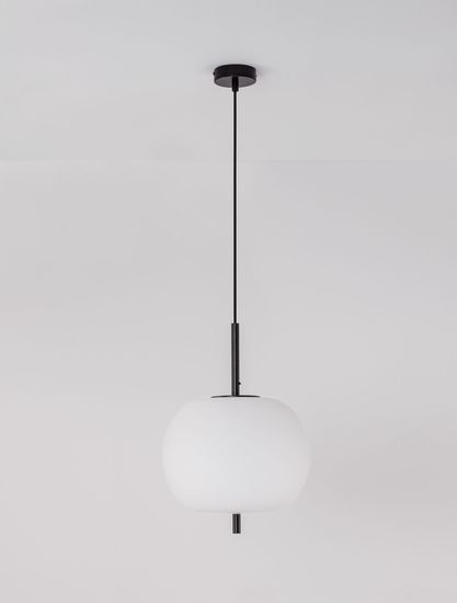 Nova Luce LATO Pendelleuchte E27 Schwarz 120x30cm dimmbar 9624071