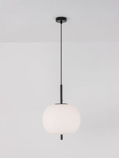Nova Luce LATO Pendelleuchte E27 Schwarz 120x30cm dimmbar 9624071