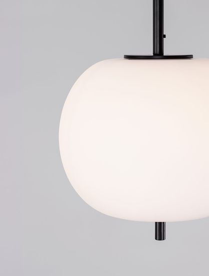 Nova Luce LATO Pendelleuchte E27 Schwarz 120x30cm dimmbar 9624071