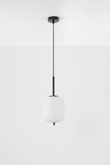 Nova Luce LATO Pendelleuchte E14 Schwarz 120x16,5cm dimmbar 9624075