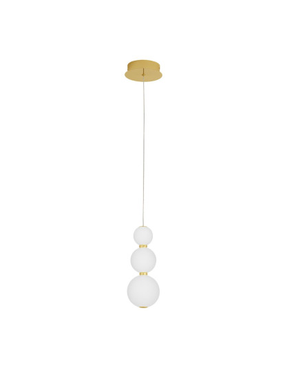 Nova Luce PERLA LED Pendelleuchte Gold 11W Warmweiss 150x10cm 9695301