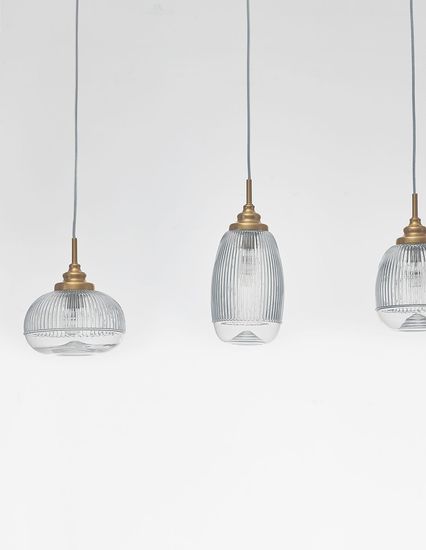 Nova Luce MOND Pendelleuchte E14 3-fach Gold 76,5x18x120cm dimmbar 9731216