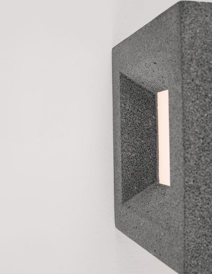 Nova Luce CASTRO Wandleuchte E27 Grau 12W IP65 16x16x16cm dimmbar 9762161