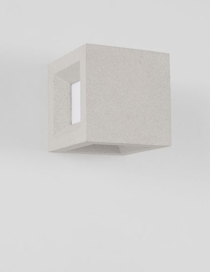 Nova Luce CASTRO Wandleuchte E27 Weiß 12W IP65 16x16x16cm dimmbar 9762162