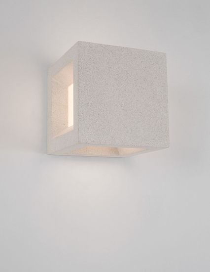 Nova Luce CASTRO Wandleuchte E27 Weiß 12W IP65 16x16x16cm dimmbar 9762162