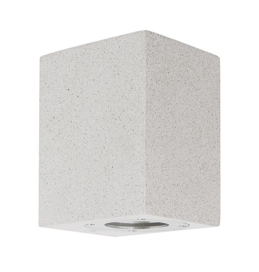 Nova Luce FUENTO Wandleuchte GU10 Weiß 7W IP65 8,6x10x12cm dimmbar 9790541