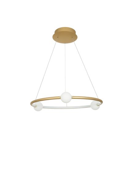 Nova Luce CELIA LED Pendelleuchte Satin 37W Warmweiss 120x64cm dimmbar 9820600