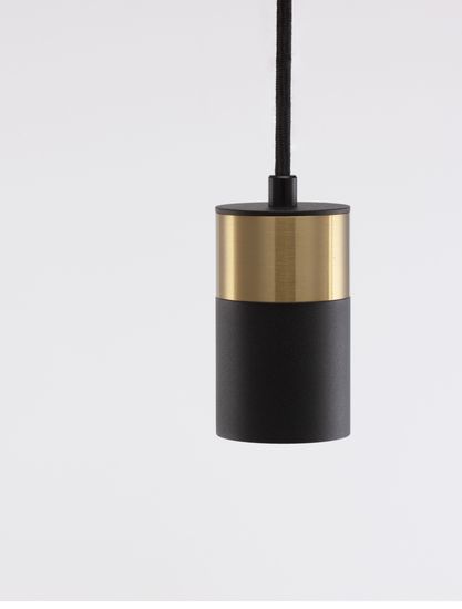 Nova Luce PONGO Pendelleuchte GU10 Schwarz 160x5,6cm dimmbar 9911524