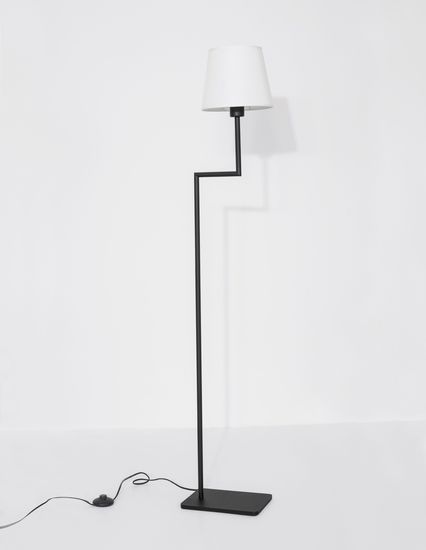 Nova Luce SAVONA Stehlampe E27 Schwarz 35x18x150cm 9919153