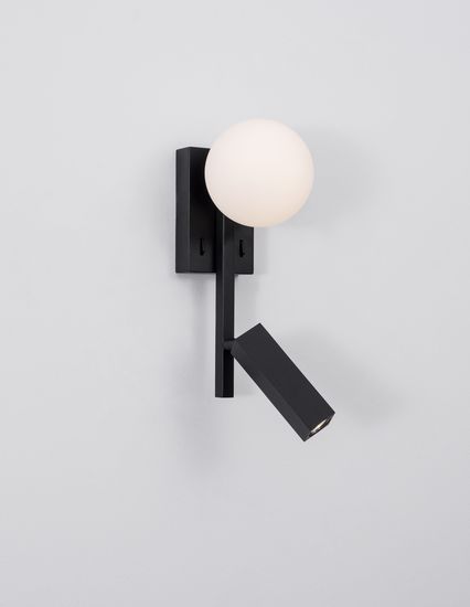 Nova Luce JOLINE LED Wandleuchte Schwarz 8W Neutralweiss 14x10x26cm 9919530