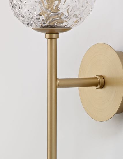 Nova Luce MIRANO Wandleuchte G9 Gold 11x14,5x35cm dimmbar 9960271