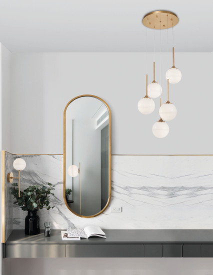 Nova Luce CANTONA Wandleuchte G9 Gold 14,5x11x35cm dimmbar 9960617