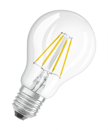 2er Pack Osram LED Filament Lampe E27 4W warmweiss = 40W Glühlampe