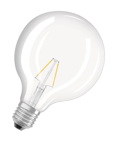 Osram E27 LED Globe Retrofit Filament 2,5W 250Lm warmweiss wie 25W Glühlampe