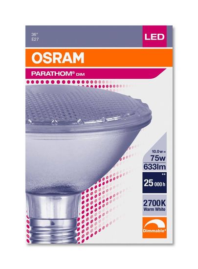 Osram LED PARATHOM E27 10W dimmbar 633Lm 2700K 4058075264304