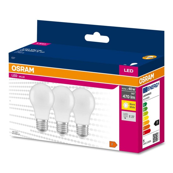 OSRAM LED VALUE CLASSIC A 40 4 9W E27 4058075385535