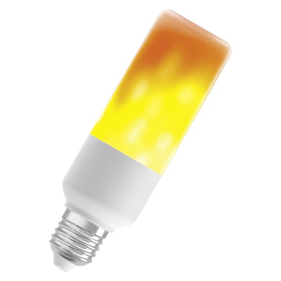 OSRAM Kerzeneffekt Flamme STAR Stick E27 LED Lampe 0,5W matt extra-warmweiss