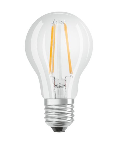 OSRAM LED Lampe BASE A60 CL 6.5W E27 klar Filament neutralweiss wie 60W