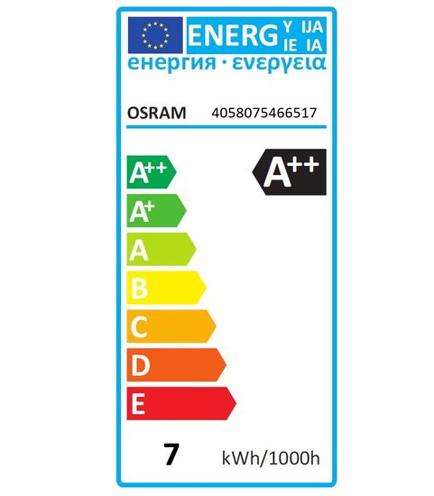OSRAM LED Lampe BASE A60 CL 6.5W E27 klar Filament neutralweiss wie 60W