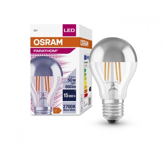 Osram PARATHOM Classic A Spiegellampe 6.5W warmweiss E27 4058075591691 wie 50W