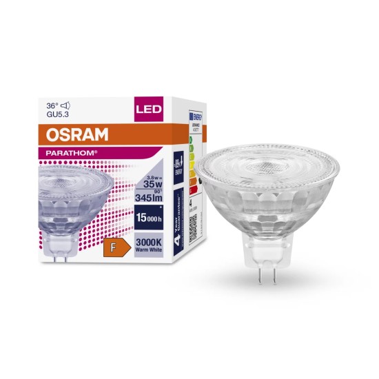 Osram PARATHOM LED Spot MR16 36° 3.8W warmweiss GU5.3 4058075796652 wie 35W