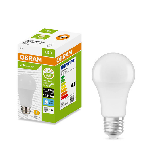 OSRAM LED Lampe E27 Classic matt A100 13W 1521lm Neutralweiss 4000K wie 100W 4099854532092